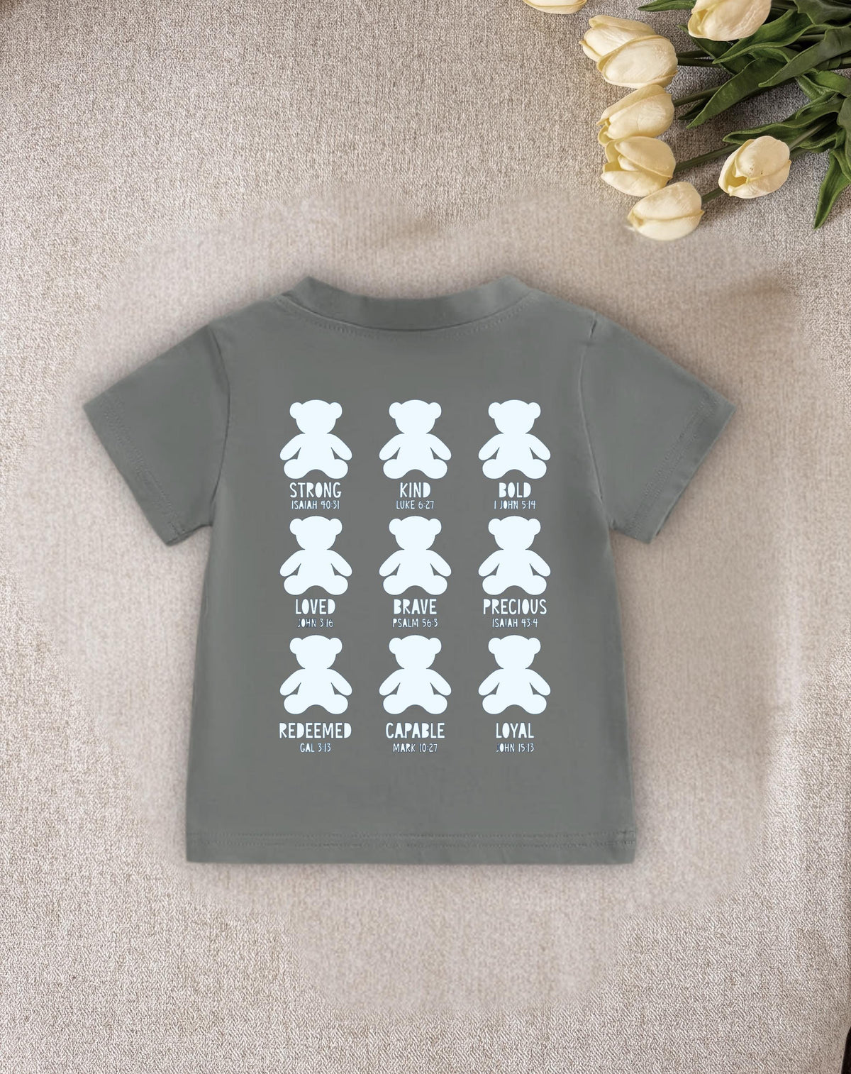 Boy Christian Clothing / 'God Says I Am' / Attributes Tshirt: Faith Based Design