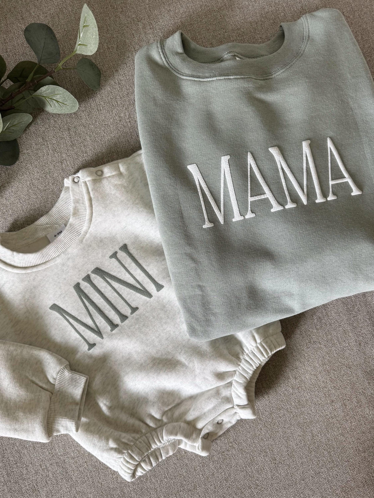 Mommy & Me Matching Puff Vinyl Set