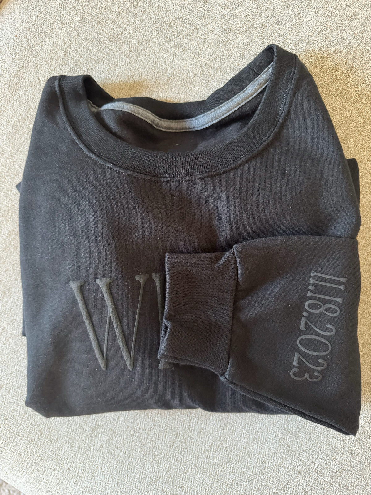 Wifey & Mama Puff Vinyl Crewneck