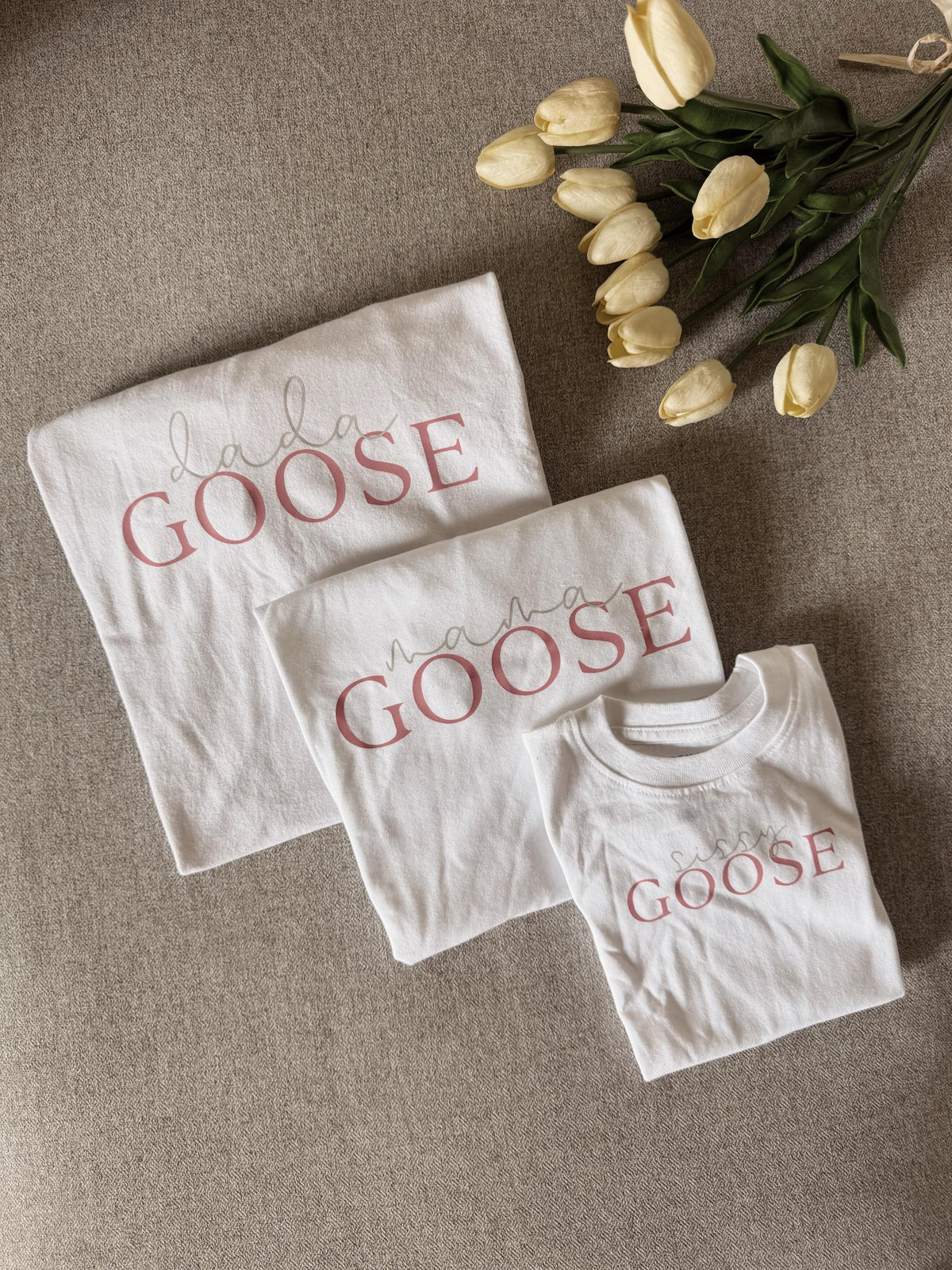 Birthday Themed Apparel / 'Silly Goose' / Baby's First Birthday: Family Party Outfits