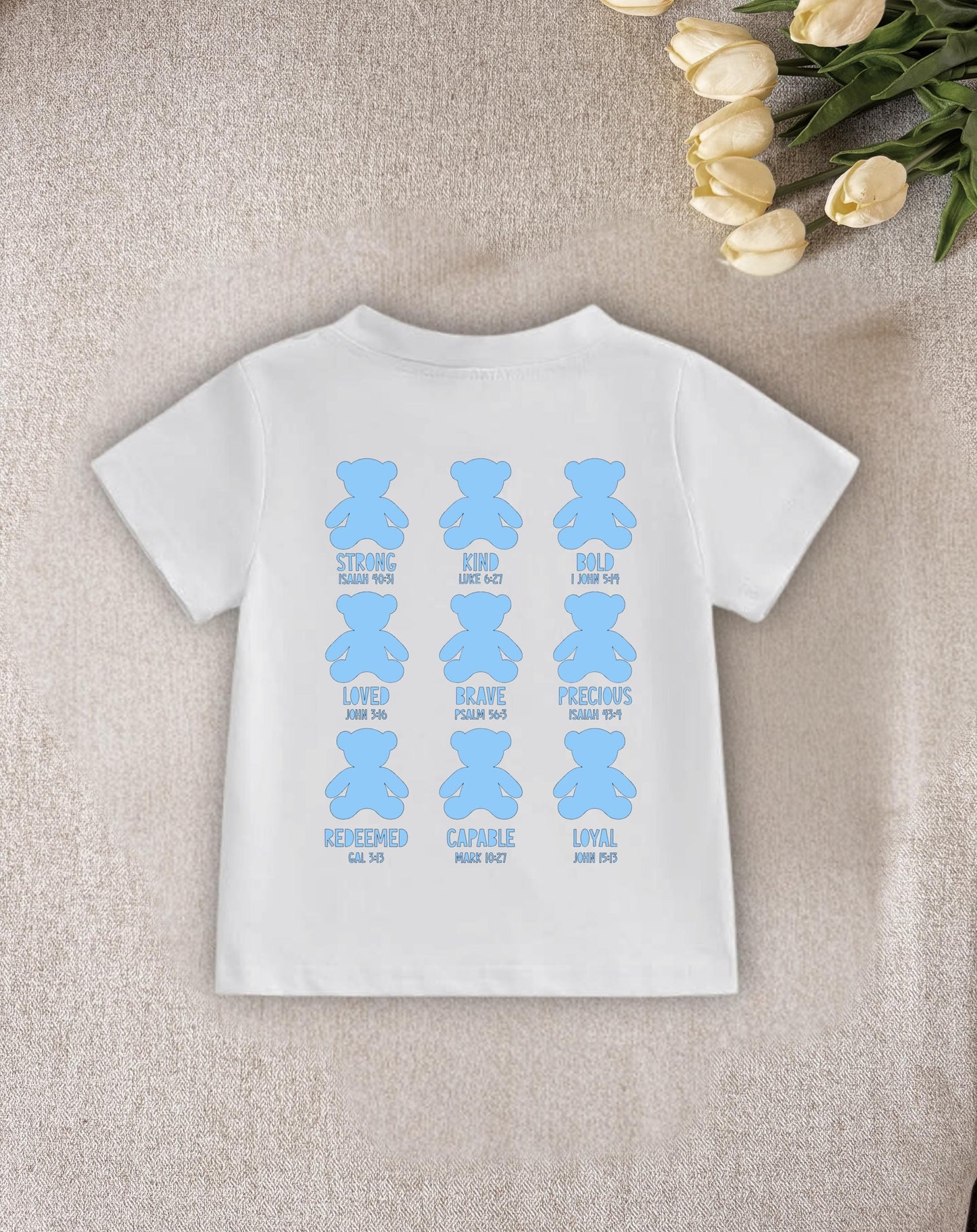 Boy Christian Clothing / 'God Says I Am' / Attributes Tshirt: Faith Based Design