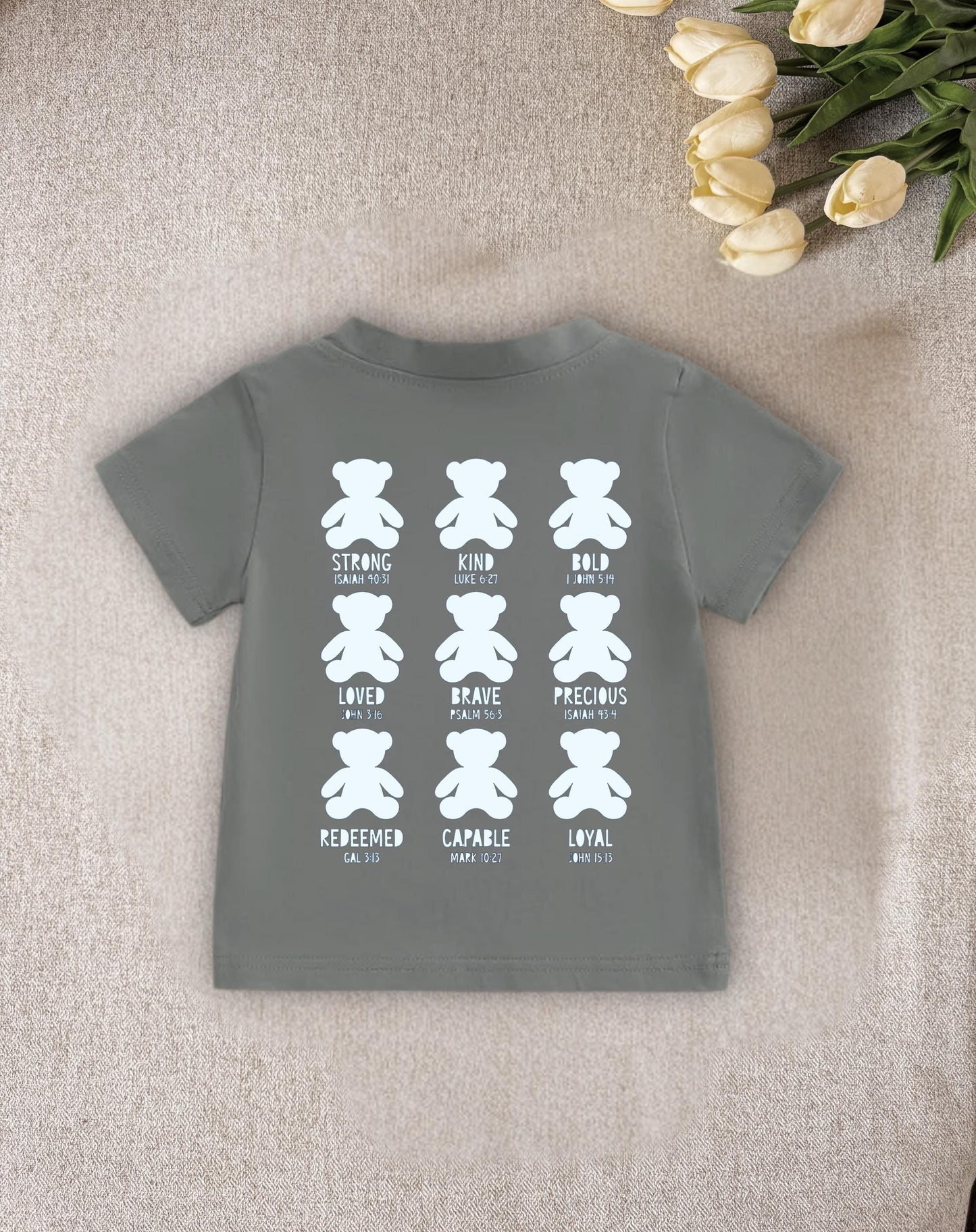 Boy Christian Clothing / 'God Says I Am' / Attributes Tshirt: Faith Based Design