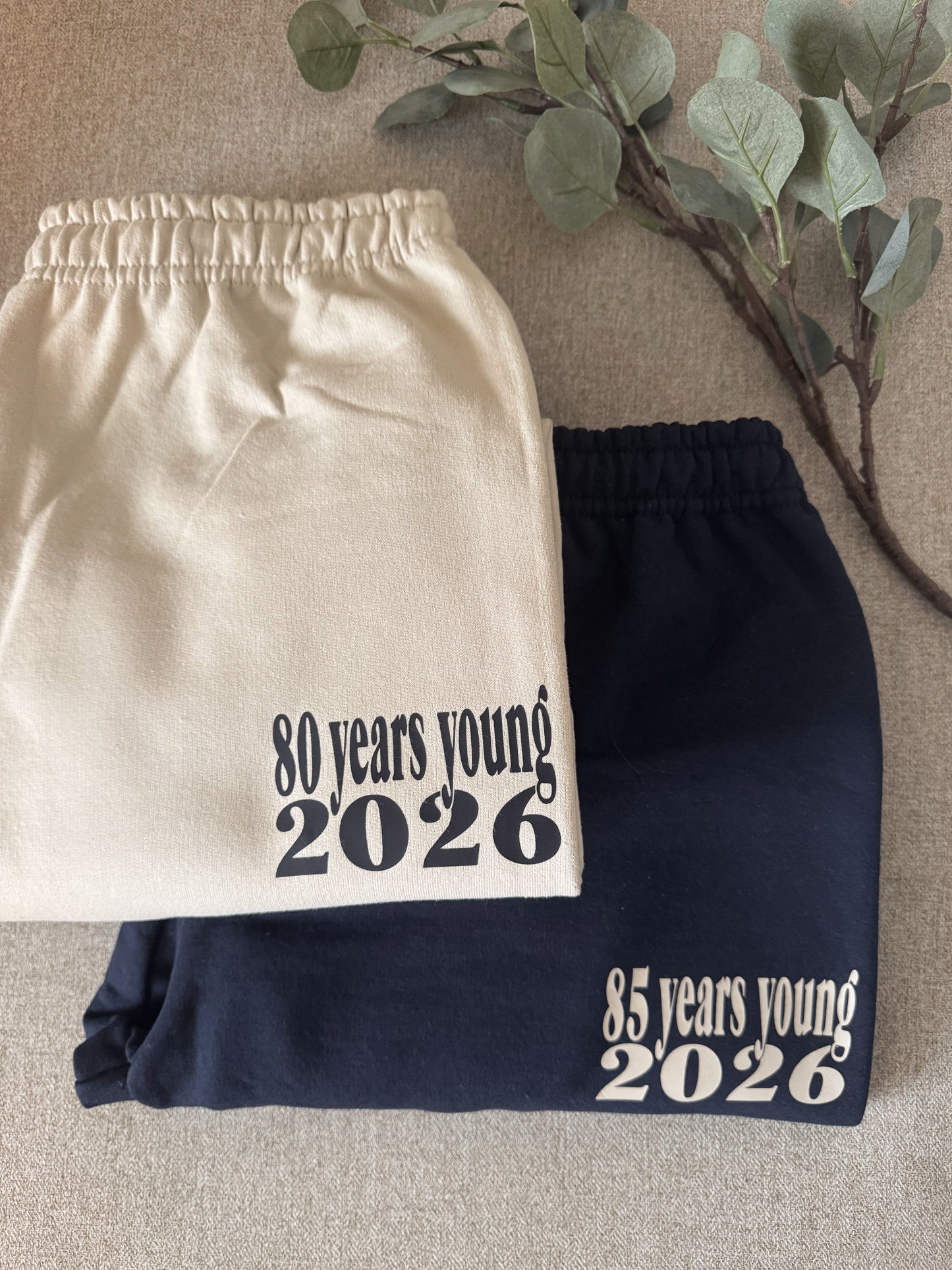 Grandparent Lounge Set: Custom Matching Sweatshirt & Pant