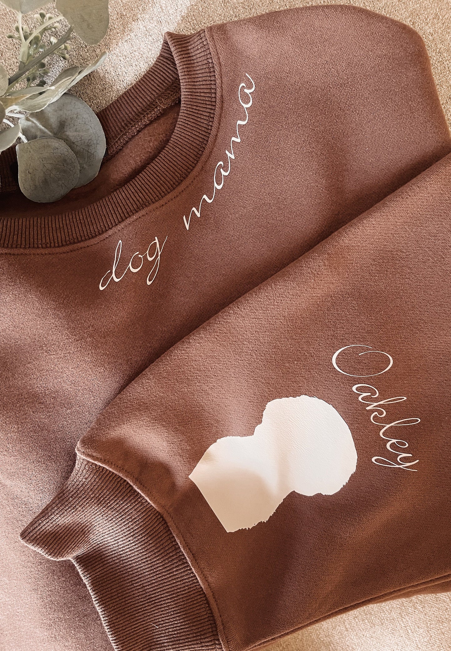 Personalized Dog Silhouette Apparel: Custom Pet Name Sleeve, Pet Owner, Gift