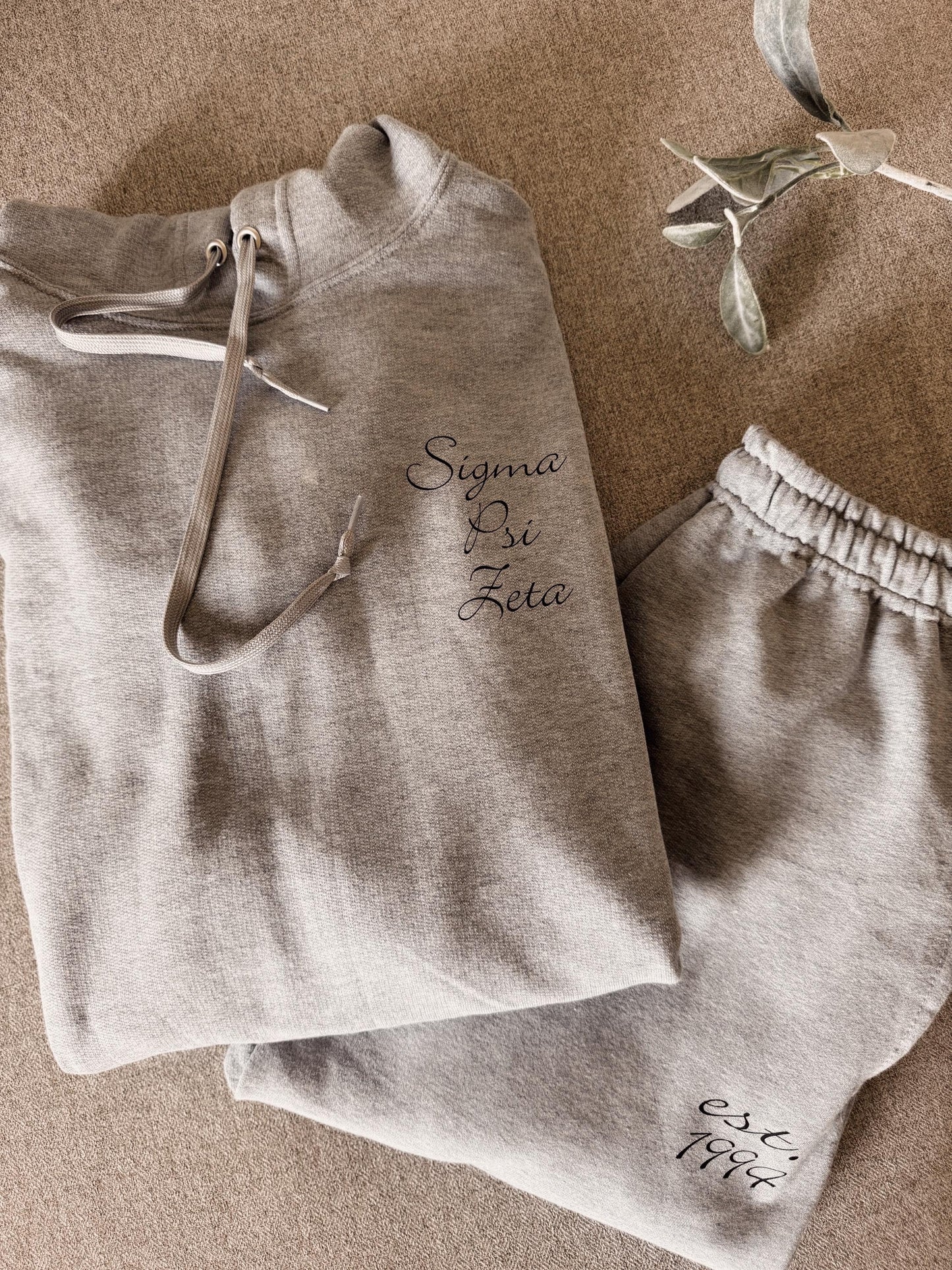 Personalized Sorority Lounge Set: Custom Matching PJs, College Apparel, Sorority Sisters, Sweat Sets