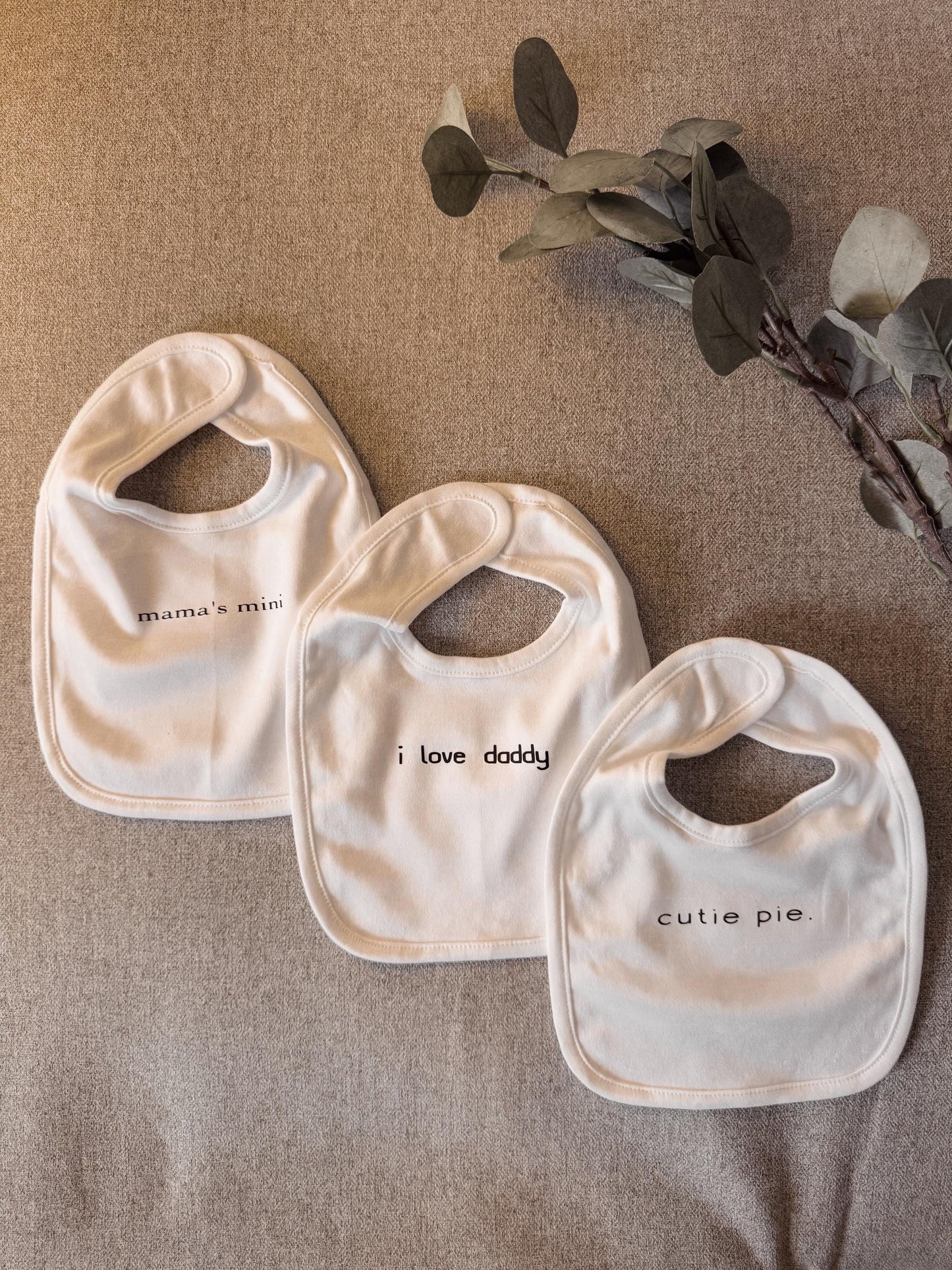 Personalized Baby Bib and Socks Set: Custom Infant Apparel