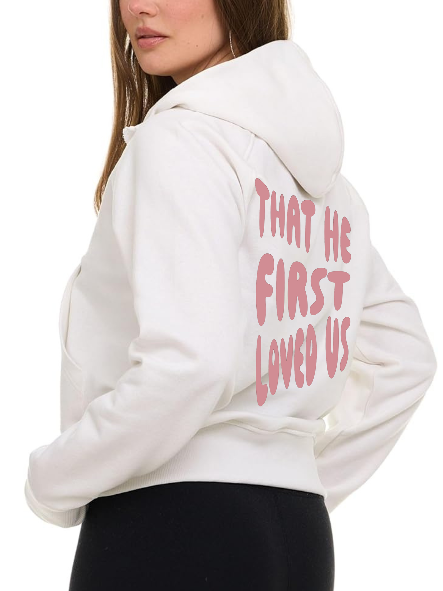 So This Is Love Lounge Set: Customizable Matching Wide Leg Sweatpants & Half Zip Crew