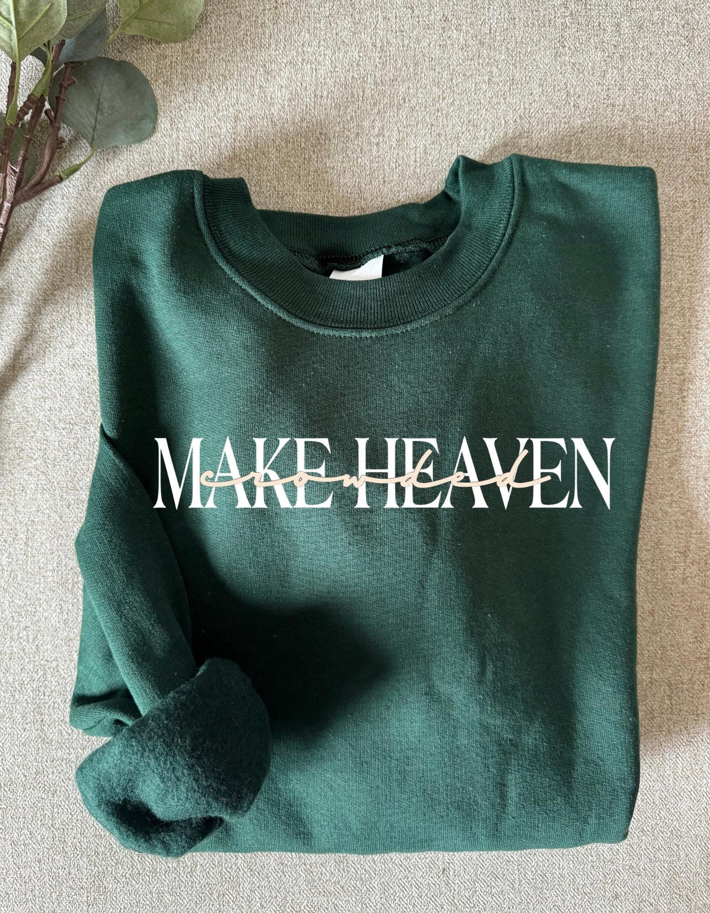 Christian Apparel, Minimalist Gift, Personalized Crewneck, Customized Christmas Gift, Faith Sayings and Clothing