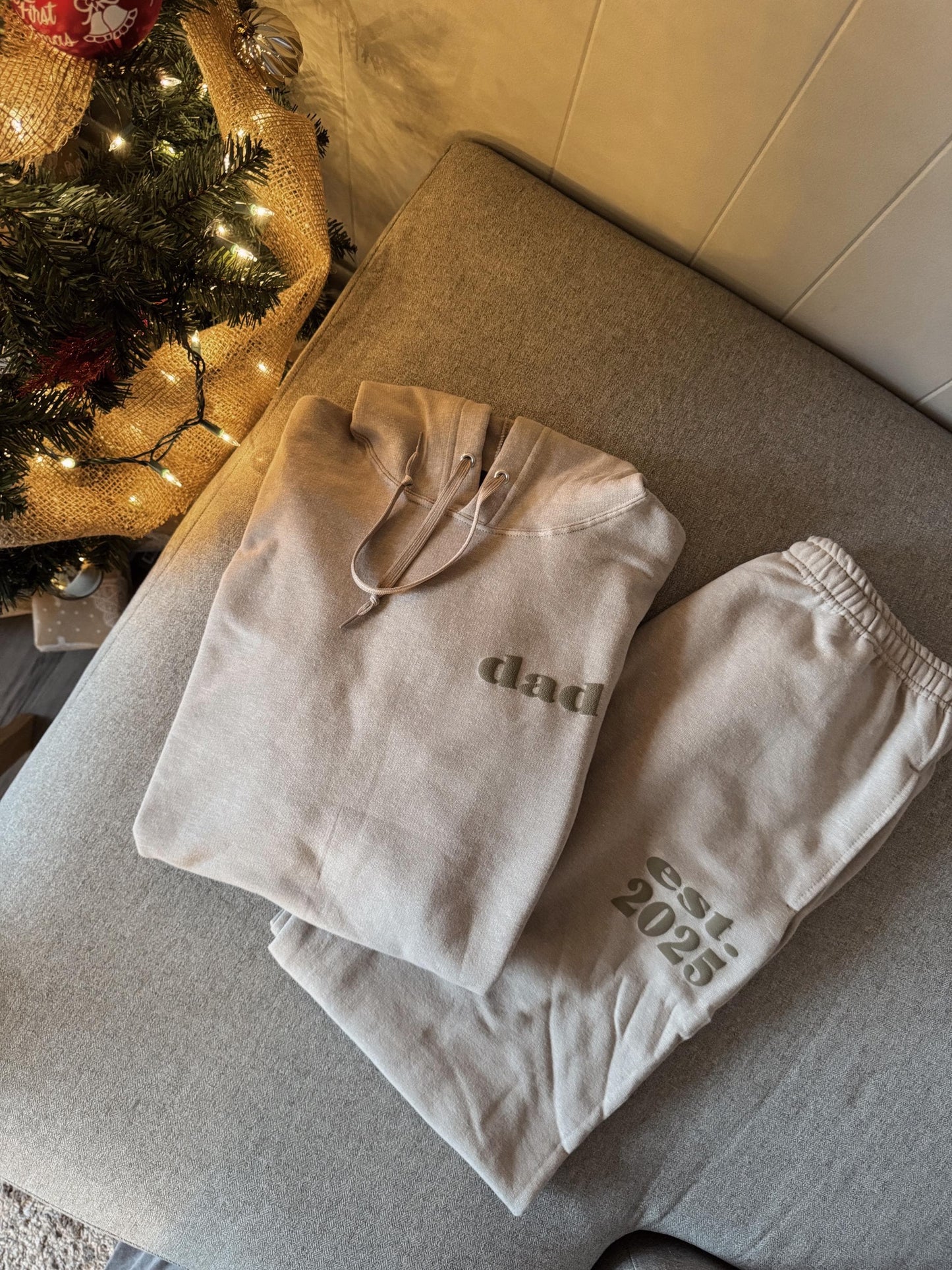 Personalized Lounge Set: Custom Matching PJs, Faith & Anniversary Gifts