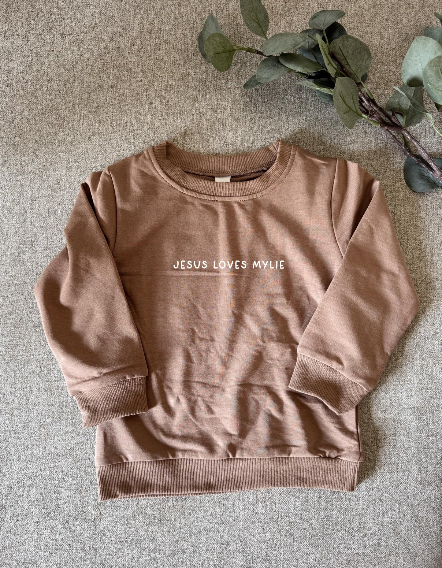 Personalized 'Jesus Loves Me' Baby Romper: Faith Based Apparel with Customization
