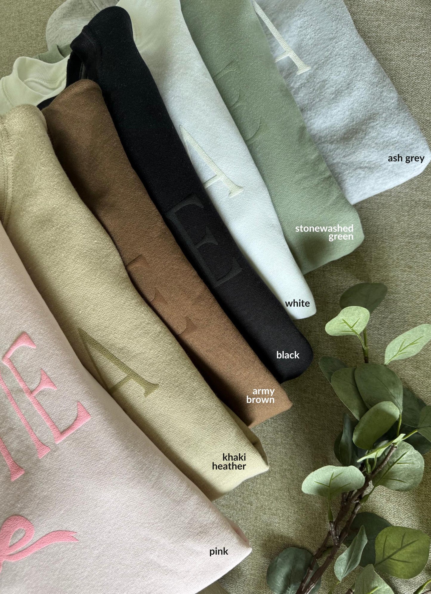 Personalized Matching Puff Family Set / Crewneck,  Romper, Mama, Dada, Mini, Grandma, Auntie, Custom, Neutral, Sleeve Customization