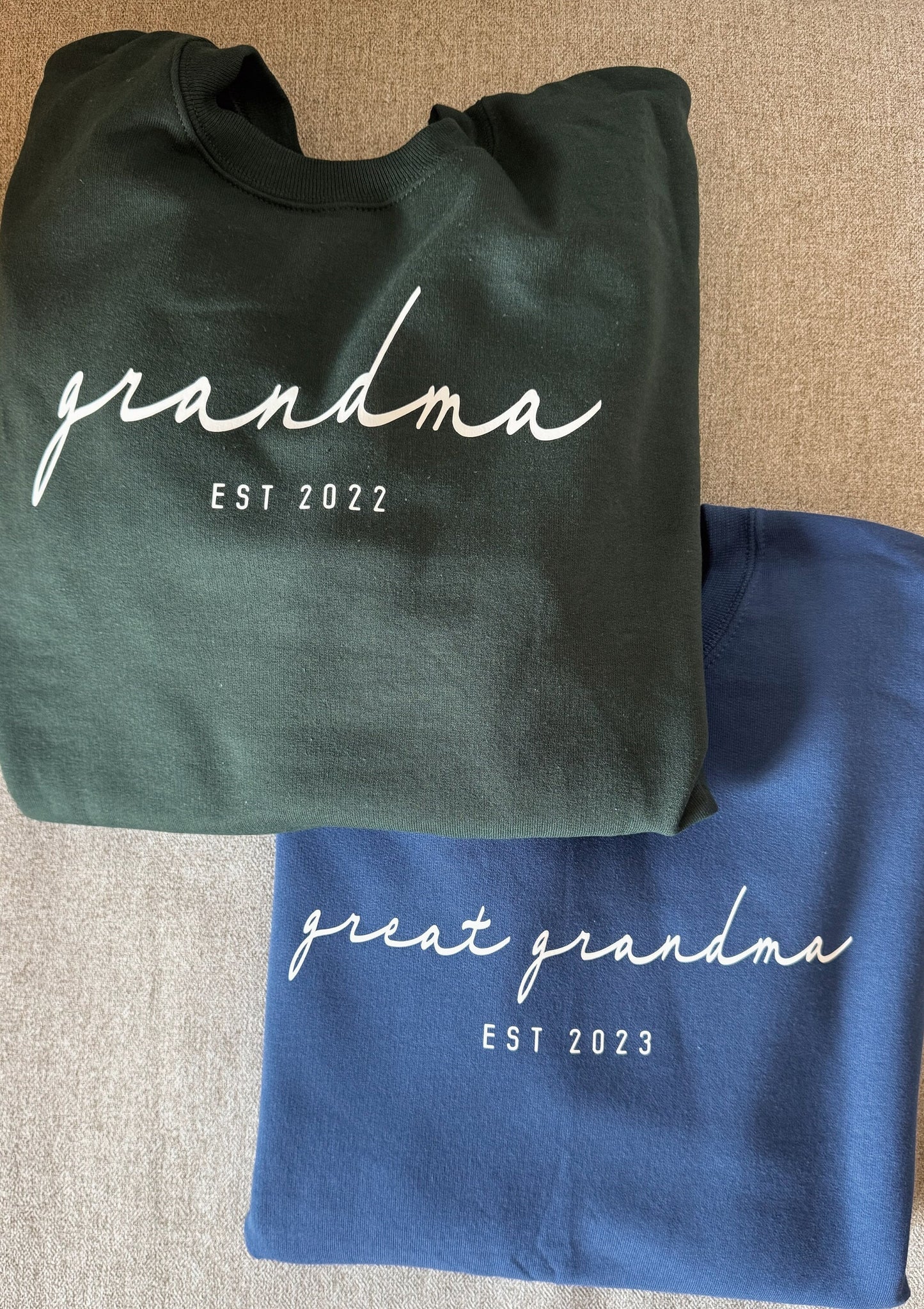 Personalized Grandma Apparel with Grandchildren Names on Sleeve: Gift, Customization, Grandparents