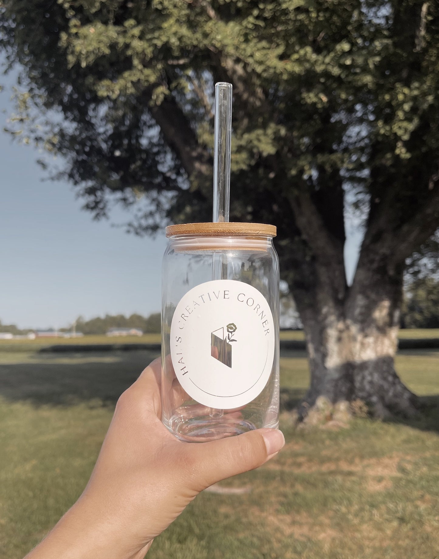 Personalized Couples Coffee Cup / 16oz, 24oz / Glass Jar with Bamboo Lid