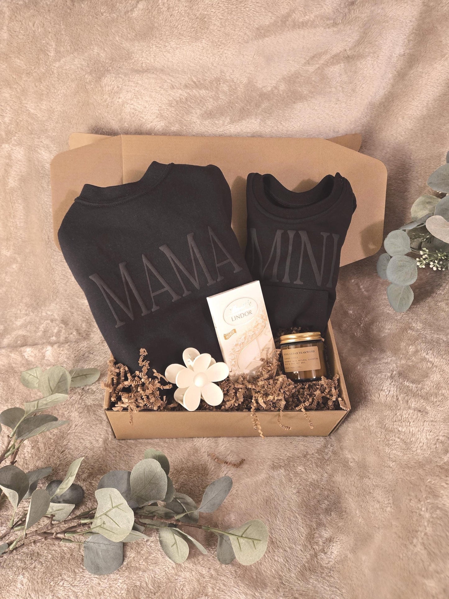 Mama & Mini Gift Bundle // Personalized Gift Basket, Christmas Gift Box, New Mama Gift, Custom Care Package, Gift for Her, Holiday Gift Box