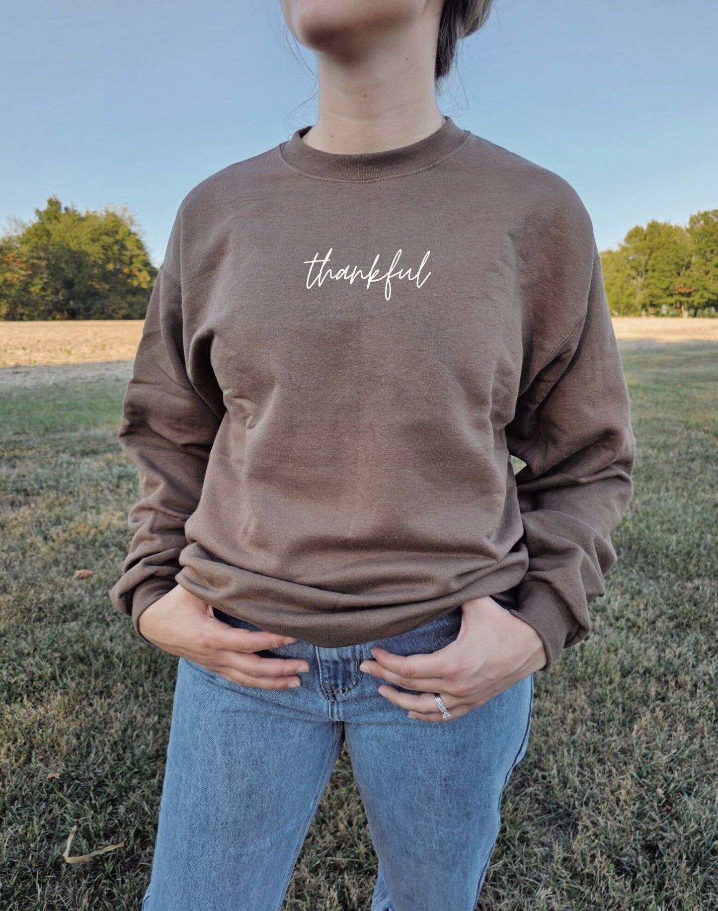 Personalized Thankful Sweatshirt: Fall Thanksgiving Crewneck, Tshirt, Longsleeve, Hoodie, Holiday Gifts