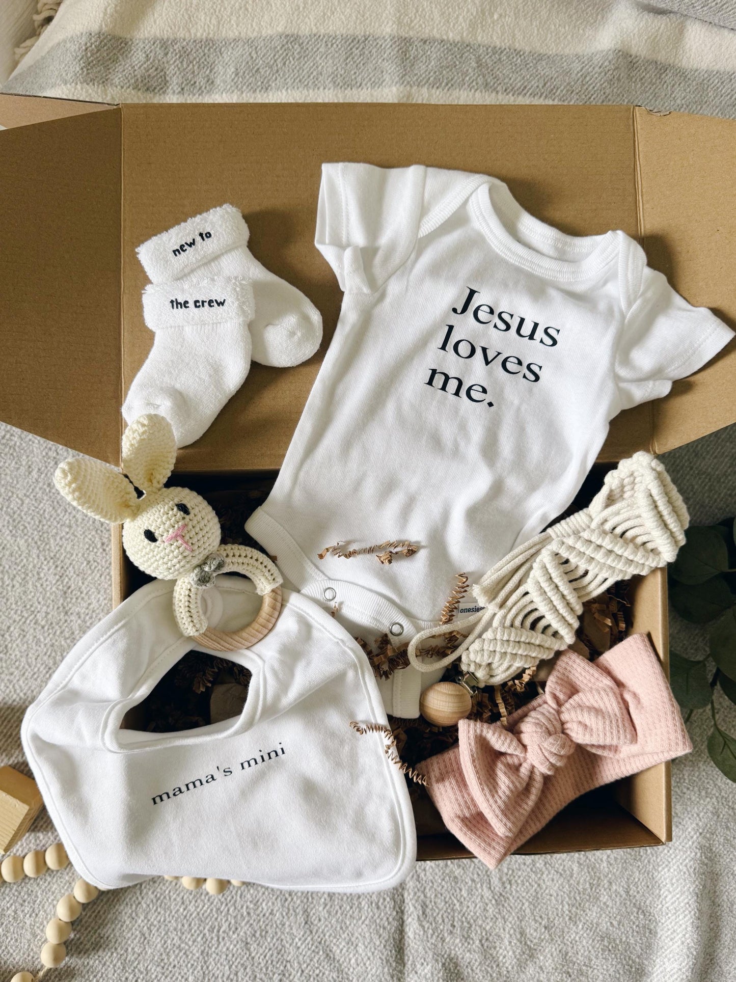 New Baby Gift Bundle / Personalized Gift Basket, Welcome Baby, New Mama Gift, Newborn Gift, Gift Box for Baby, Baby Boy Gift, Baby Girl Gift