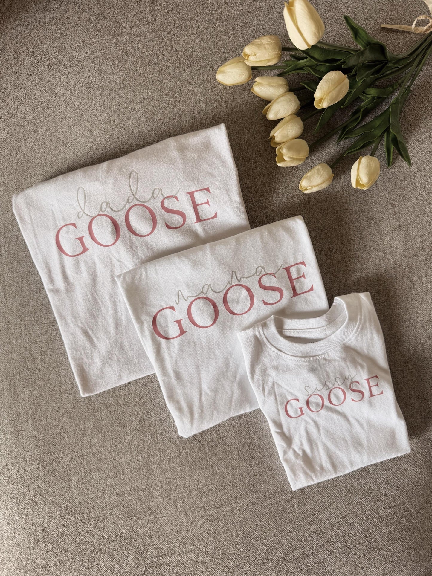 Birthday Themed Apparel / 'Silly Goose' / Baby's First Birthday: Family Party Outfits