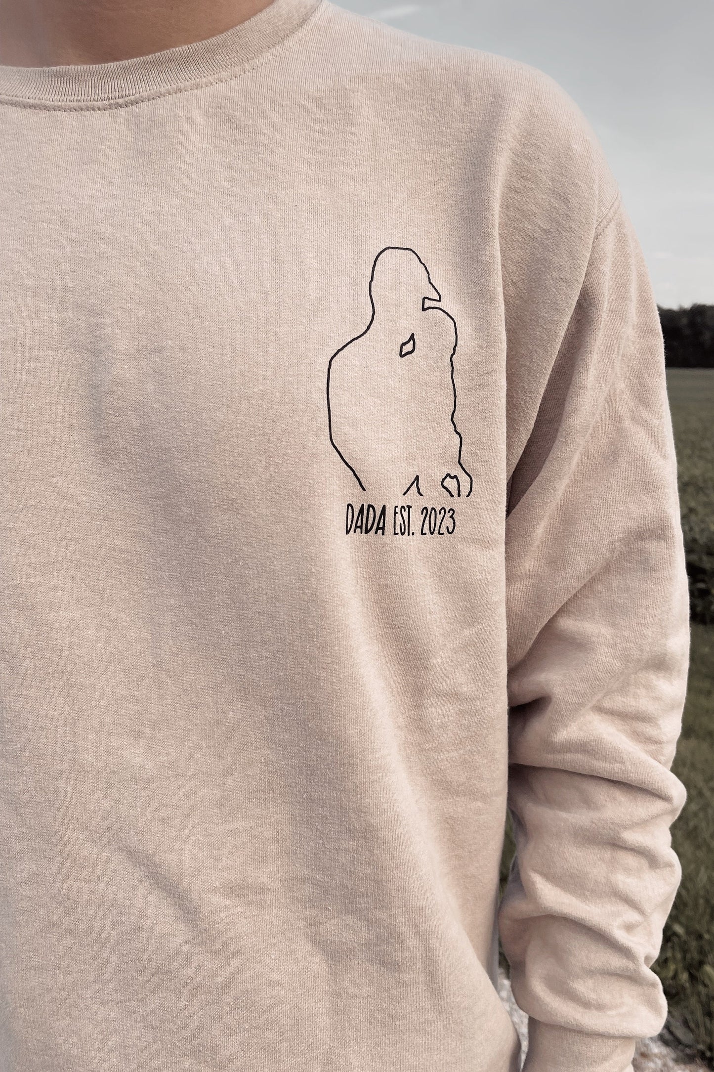 Personalized Silhouette Apparel: Custom Photo Hoodie, Crewneck, Longsleeve