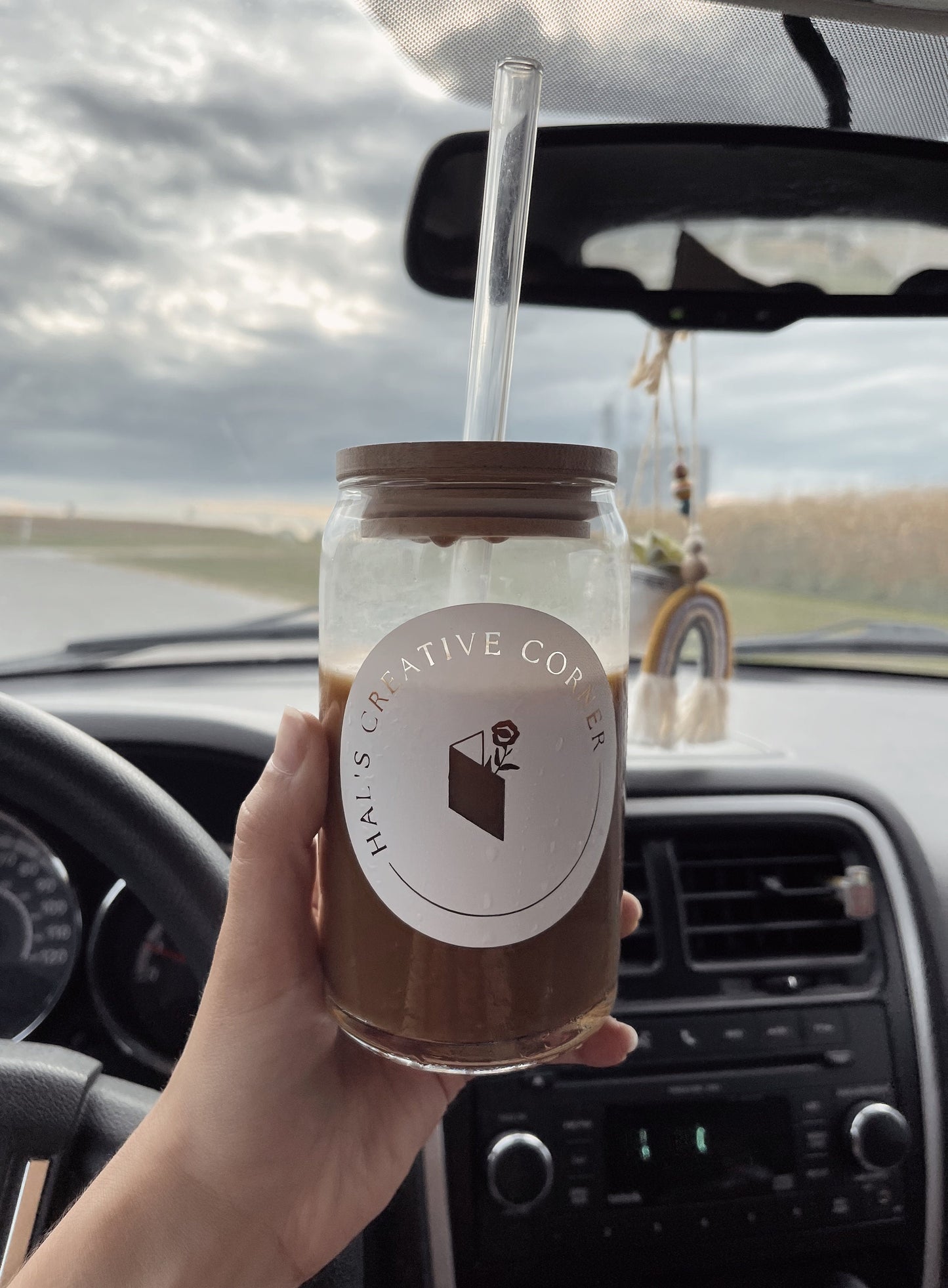 Personalized Teacher Coffee Cup: Customization, Glass Straw with Bamboo Lid, Appreciation, Gifts