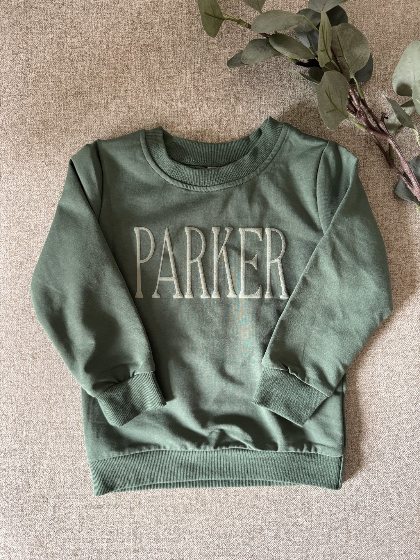 Personalized Toddler Puff Vinyl Crew / Custom, Name