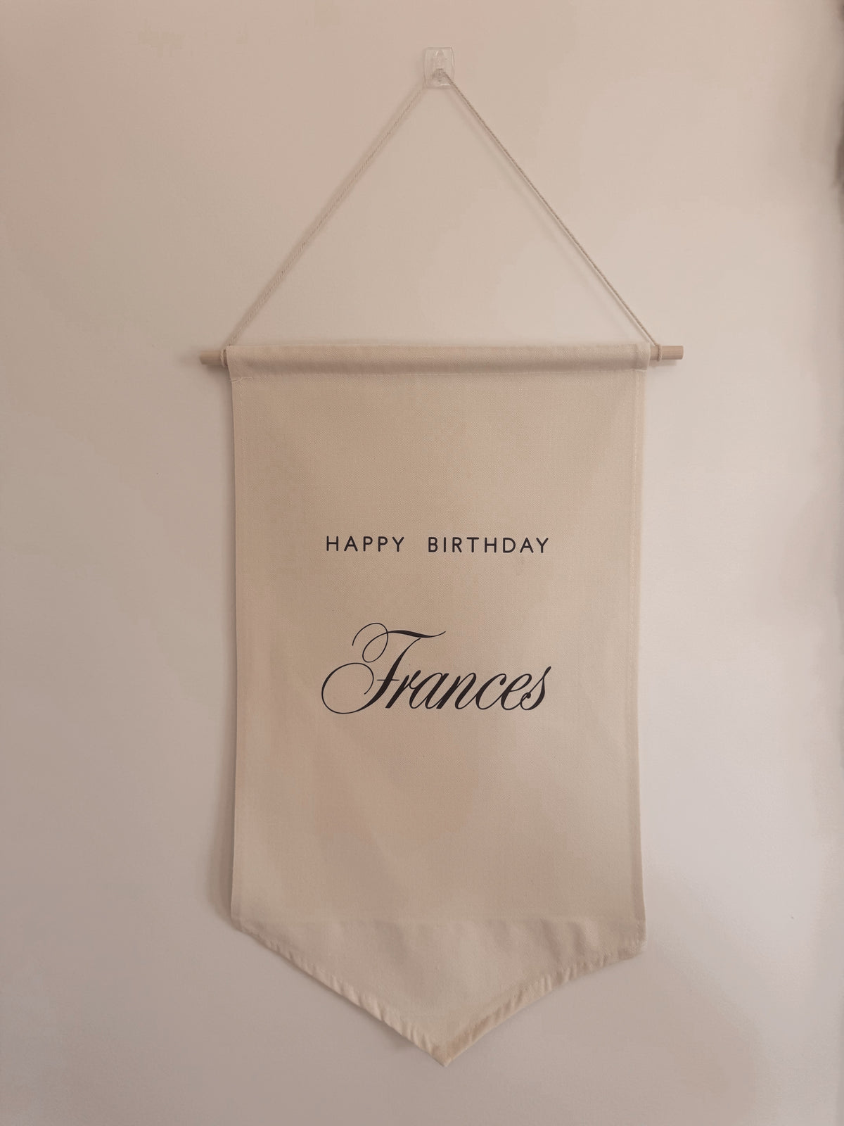 Custom Birthday Banner - Personalized Milestone Keepsake Pennant