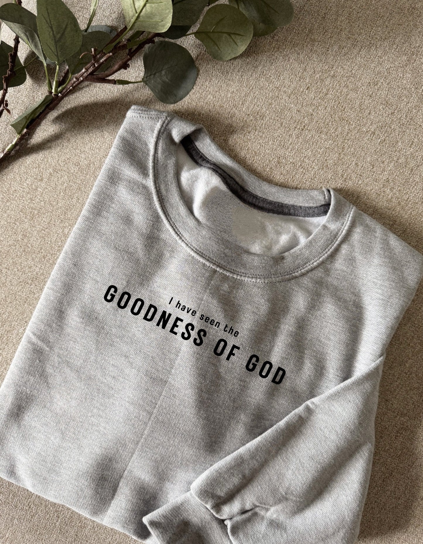 Personalized Faith Saying Sweatshirt: Christian Gift, Custom Apparel