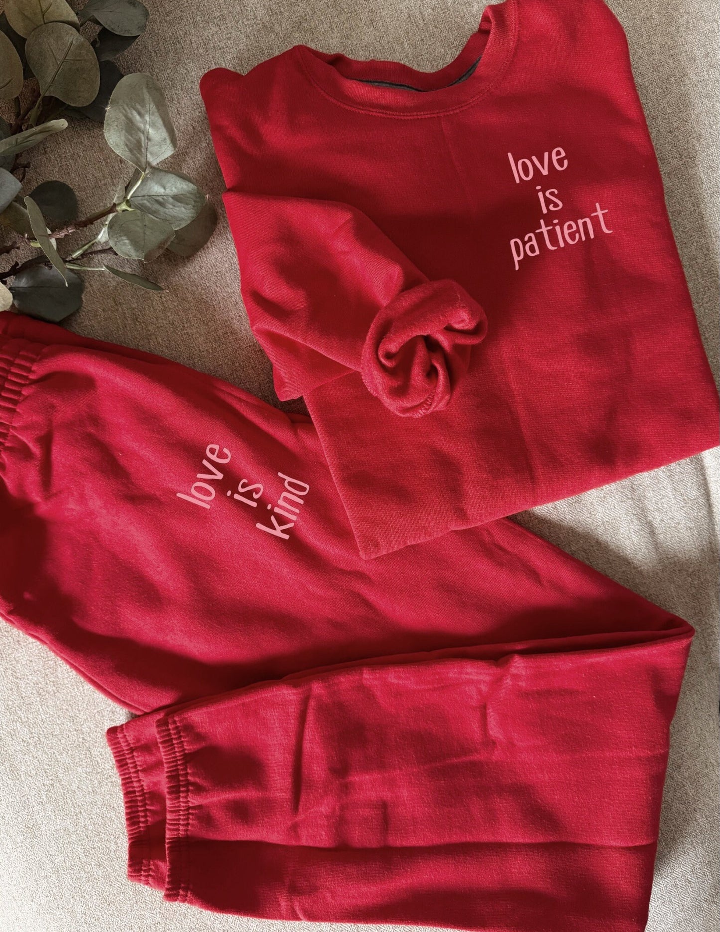 Personalized Lounge Set, Custom Matching PJs, Anniversary Gift