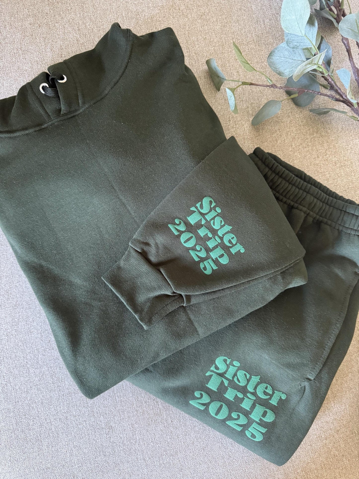 Personalized Lounge Set: Custom Matching PJs, Faith & Anniversary Gifts