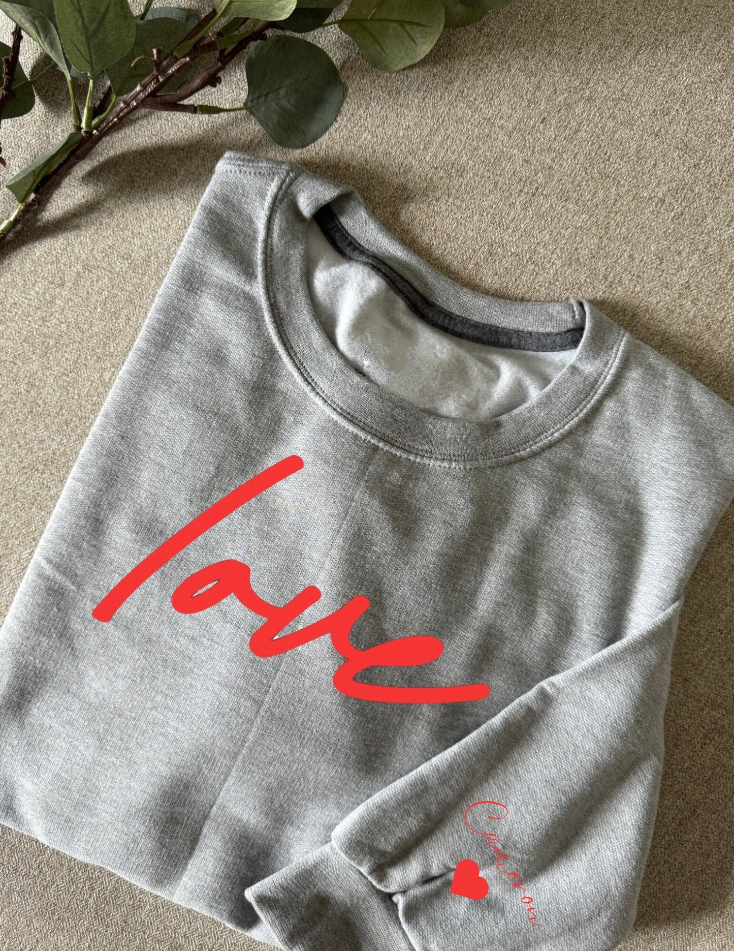 Personalized Valentine's Day Apparel: Love Crewneck, Tshirt, Hoodie, Sweetheart, Faith Gifts, Anniversary