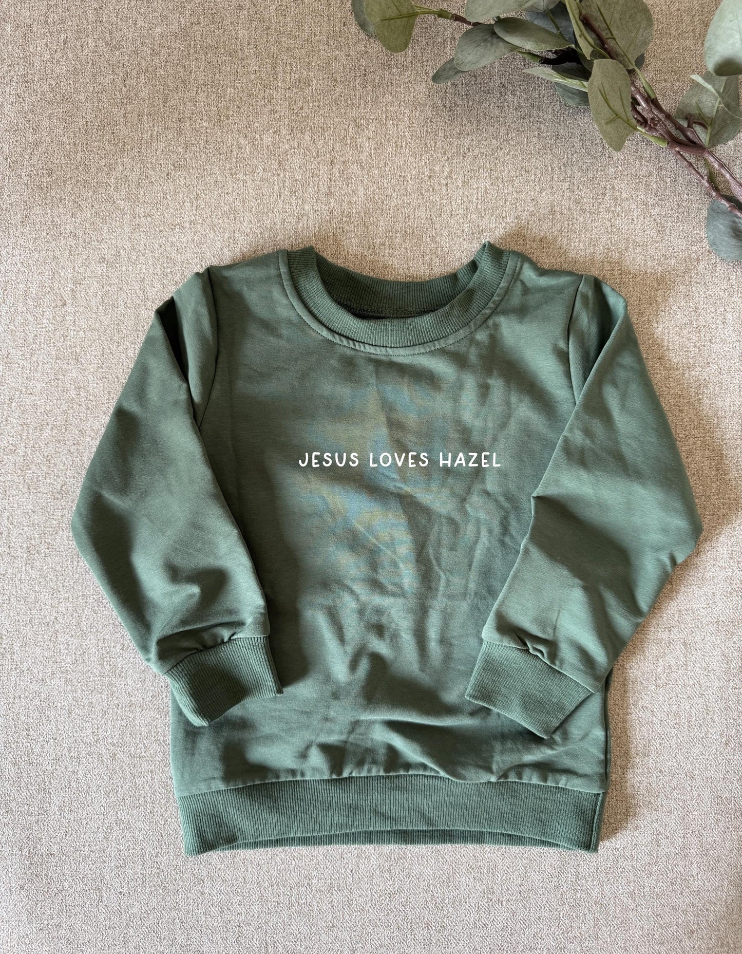 Personalized 'Jesus Loves Me' Baby Romper: Faith Based Apparel with Customization
