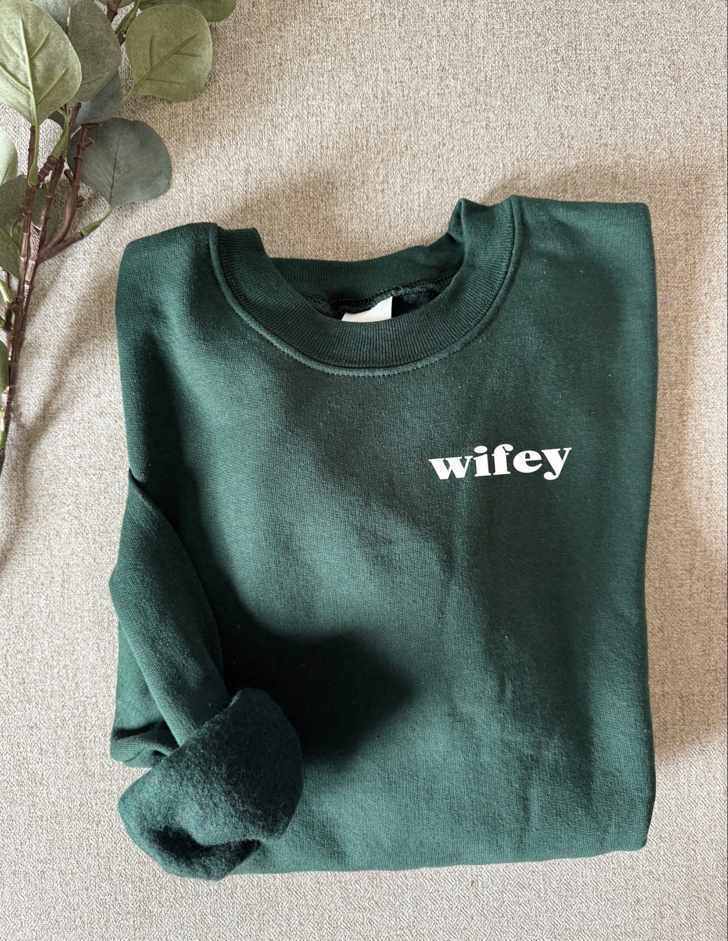 Personalized Valentine's Lounge Set: Custom Sweatshirt and Sweatpants, Matching Pjs, Anniversary, Love, Wifey