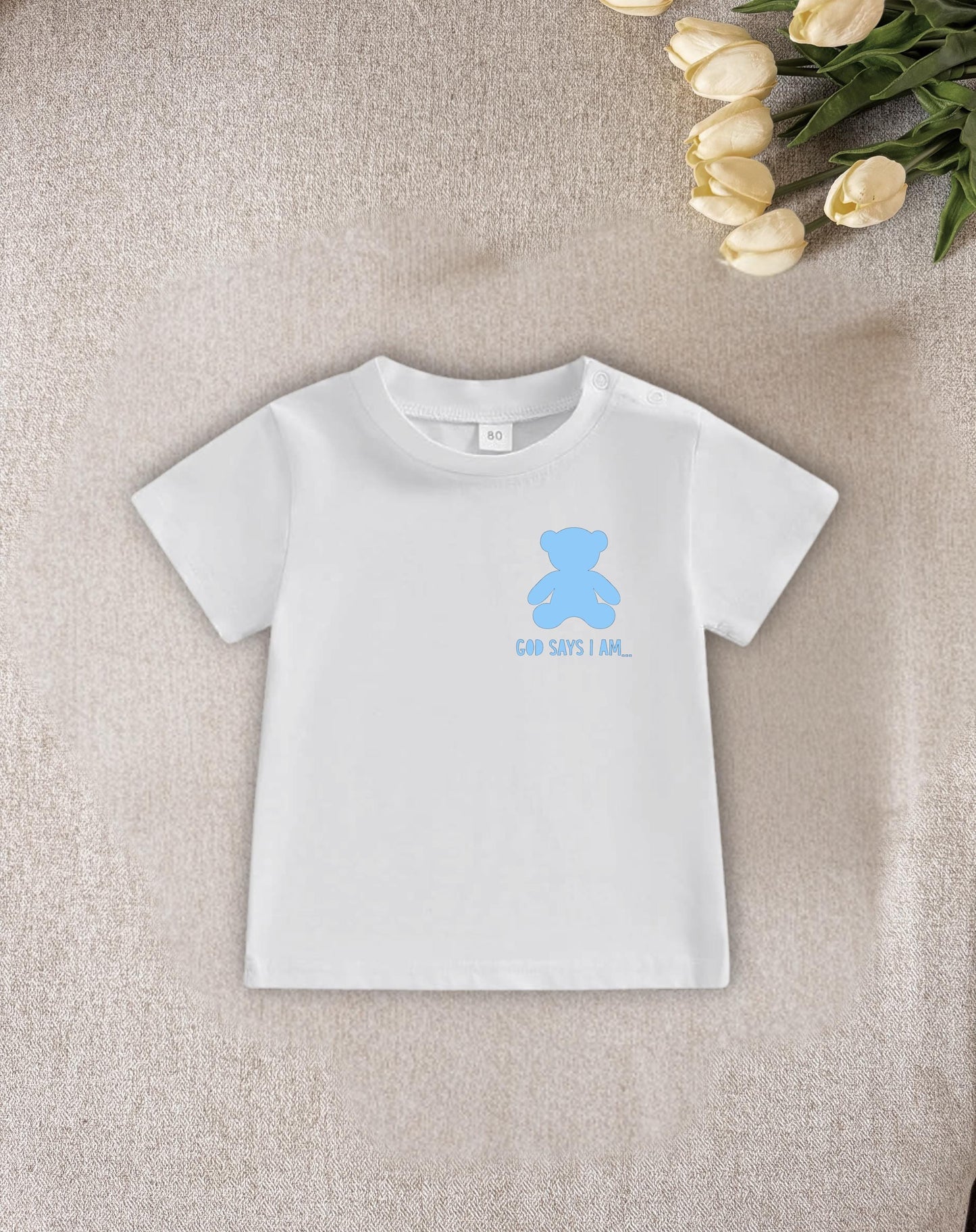Boy Christian Clothing / 'God Says I Am' / Attributes Tshirt: Faith Based Design