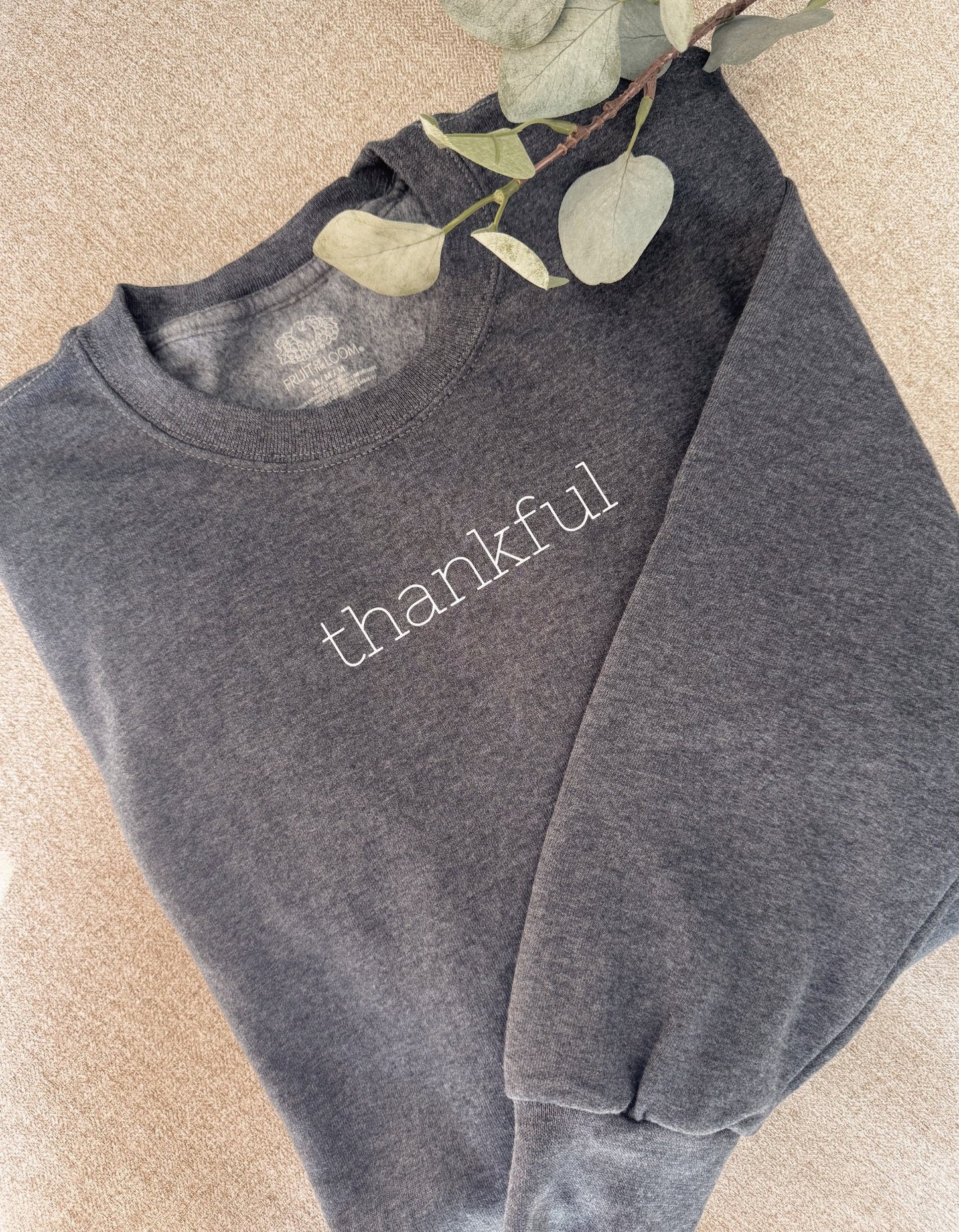 Personalized Thankful Sweatshirt: Fall Thanksgiving Crewneck, Tshirt, Longsleeve, Hoodie, Holiday Gifts