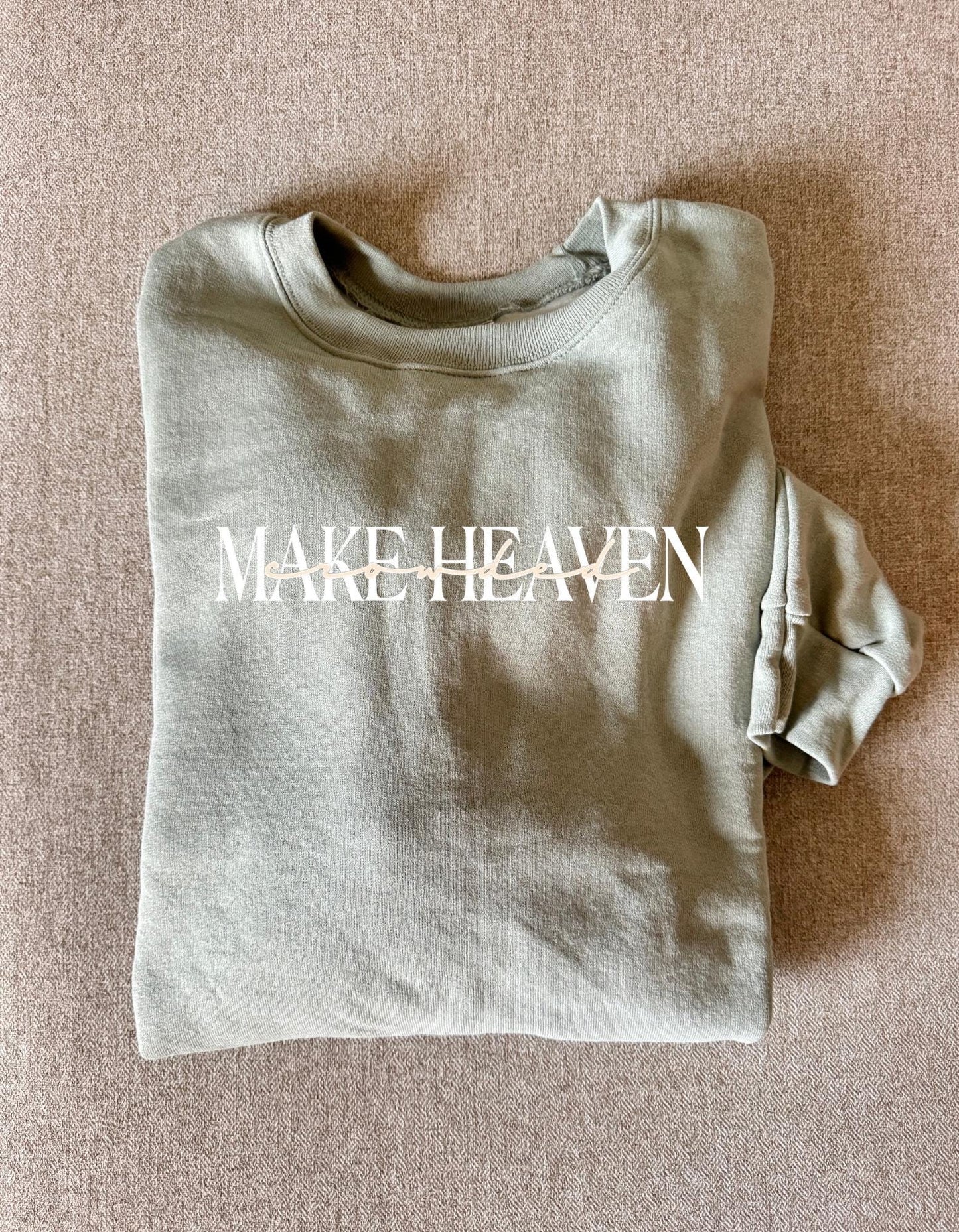 Christian Apparel, Minimalist Gift, Personalized Crewneck, Customized Christmas Gift, Faith Sayings and Clothing